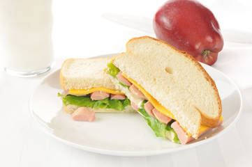 Vienna sausage sandwich