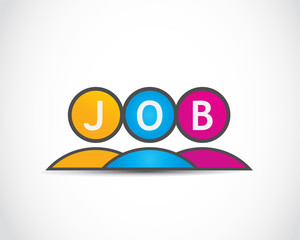 Obraz premium Job search group