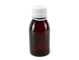 brown medical bottle