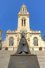 Fototapeta na wymiar Pomnik Il Cardinale seduto Kościół św Karola