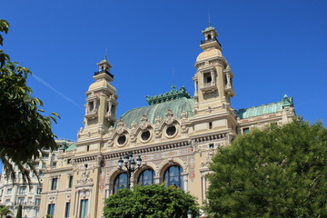 Fototapeta na wymiar Opéra de Monte-Carlo