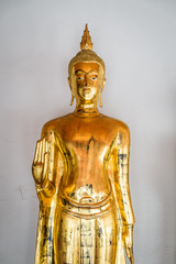 Standing Thai Golden Buddha from Wat Pho