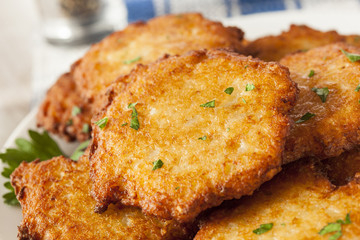 Homemade Traditional Potato Pancake Latke