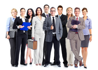 Obraz premium Business people group.