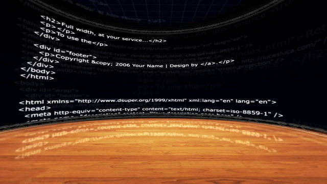 HTML Room and Monitor
