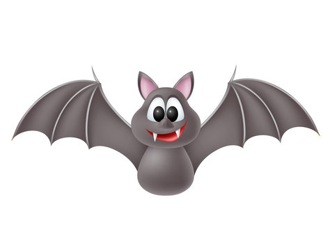 Cute cartoon bat