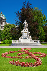 Mozart's Statue in Vienna