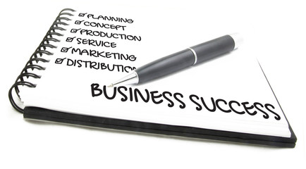 Obraz premium business Success check list