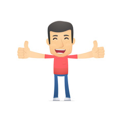 casual man in various poses for use in advertising,