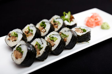 Eel rolls