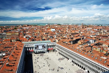Place Saint-Marc à Venise - obrazy, fototapety, plakaty