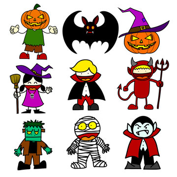 Halloween character  cartoon.