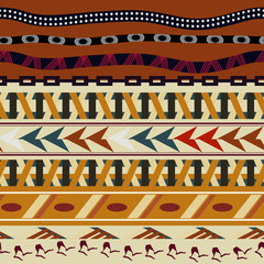 Tribal seamless texture in the African style