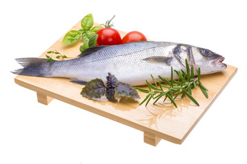 Raw seabass