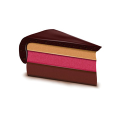 Illustration of a piece of cake