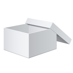 Cool Realistic White Box. For electronic device. Vector