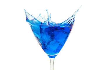 Blue cocktail