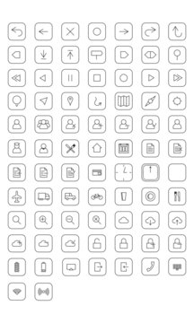 Simple icons pack