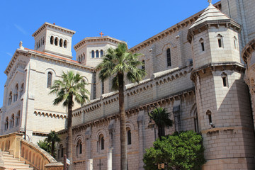 Fototapeta na wymiar Katedra Najświętszej Marii Panny Niepokalanego Monako