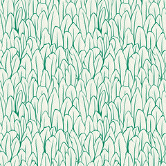 Vector feather seamless pattern