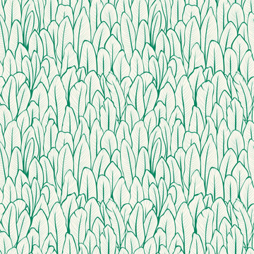 Vector Feather Seamless Pattern