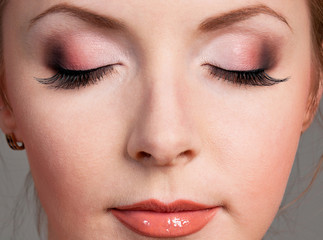 Naklejka premium Beauty girl