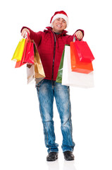 Man in winter clothing