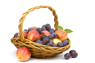 fresh fruits in a basket