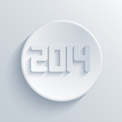 Vector light circle icon. Eps10