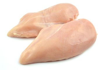 raw chicken fillets