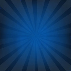 Dark Blue Background With Sunburst