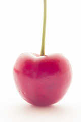 Ripe red cherry berries