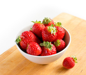 Beautiful fresh strawberries