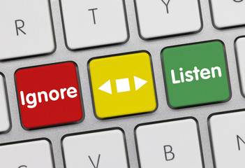 Listen or ignore keyboard