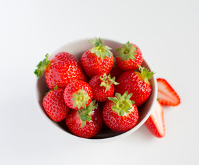 Beautiful fresh strawberries