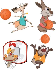 Gardinen The basketball players © liusa
