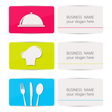 Business card, restaurant