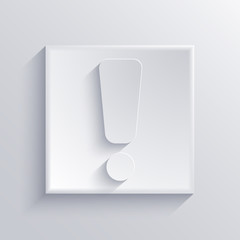 Vector light square icon. Eps 10