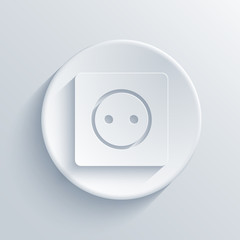 Vector light circle icon. Eps10