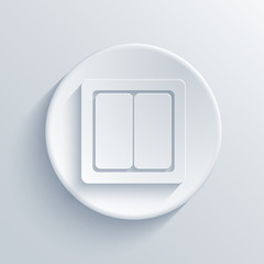 Vector light circle icon. Eps10