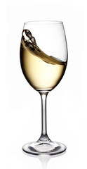 Glass of white wine