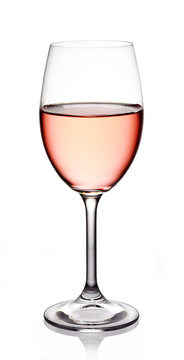 Glass Of Rose Wine