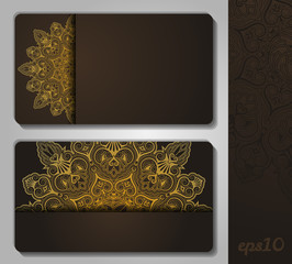 Design template with radial geometric ornament