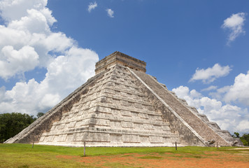 Chichen Itza pyramid at Mexico