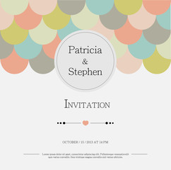 invitation or announcement card