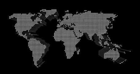 Fototapeta premium world map