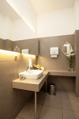 Fototapeta na wymiar Luxury toilet interior