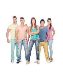 Obraz premium Casual group of friends