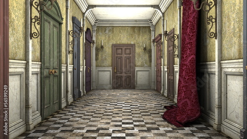 廊下 Wall Mural Wallpaper Murals Wallsheaven Tsuneomp