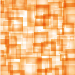 Abstract orange square vector background